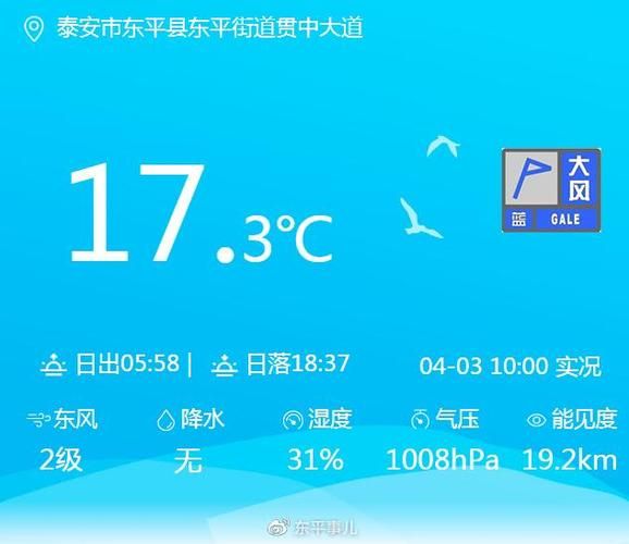 東平一周天氣預報( 出門要不要帶雨傘)
